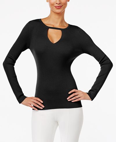 INC International Concepts Keyhole Sweater, Only at Macy's