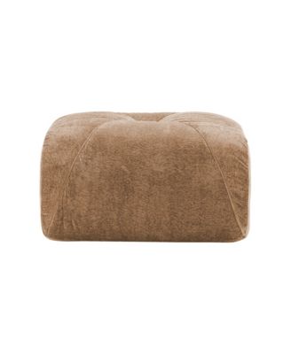 Velvet Ottoman Footstool