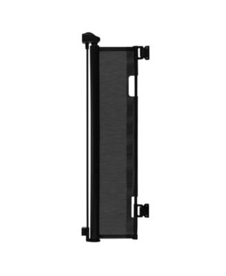 Retractable Mesh Baby Dog Gate 72.8in Wide 38.5in Tall Security Lock for Stairs Indoor Outdoor