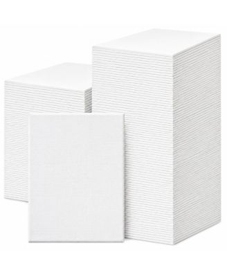 6 Pack Primed Cotton Painting Canvases for Acrylic Oil Watercolor Paint