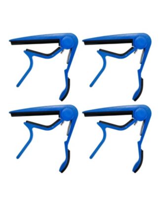 4-Piece Aluminum and Silicone Quick-Release Guitar Capo