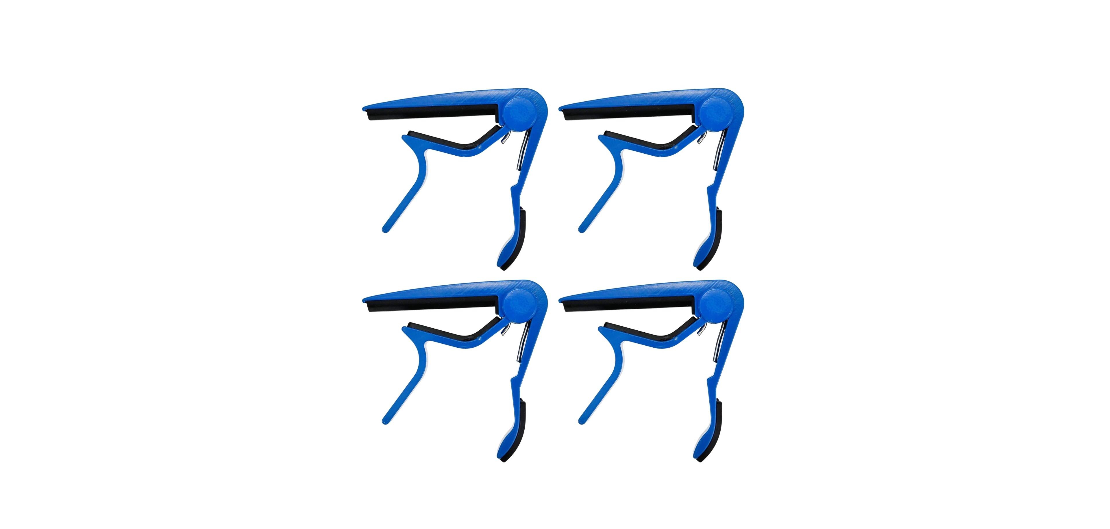 5 Core 4-Piece Aluminum and Silicone Quick-Release Guitar Capo