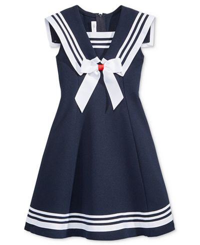 Bonnie Jean Fit & Flare Sailor Dress, Toddler & Little Girls (2T-6X)