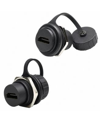 4K HDMI Panel Mount Coupler, 2-Pack