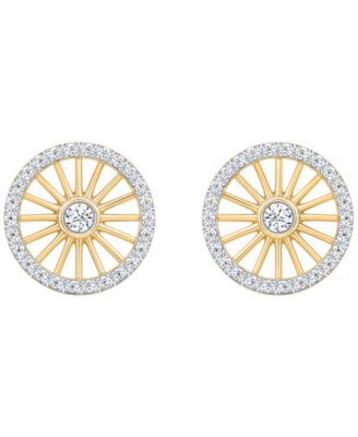 Diamond Earrings (1/4 ct. t.w.) in 10k Yellow Gold