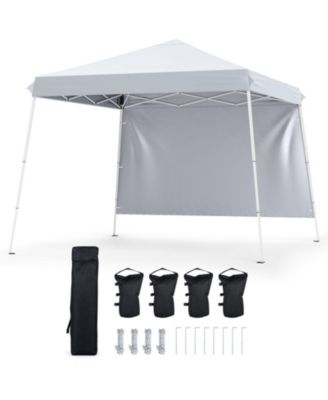 9 Ft x 9 Ft Pop-Up Canopy Tent with Ground Stakes and Carry Bag Tent