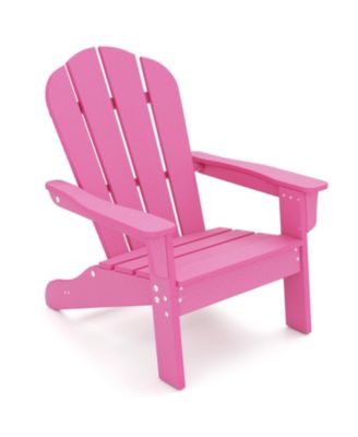 Kids Adirondack Chair Ages 3 to 8 with Slatted Backrest