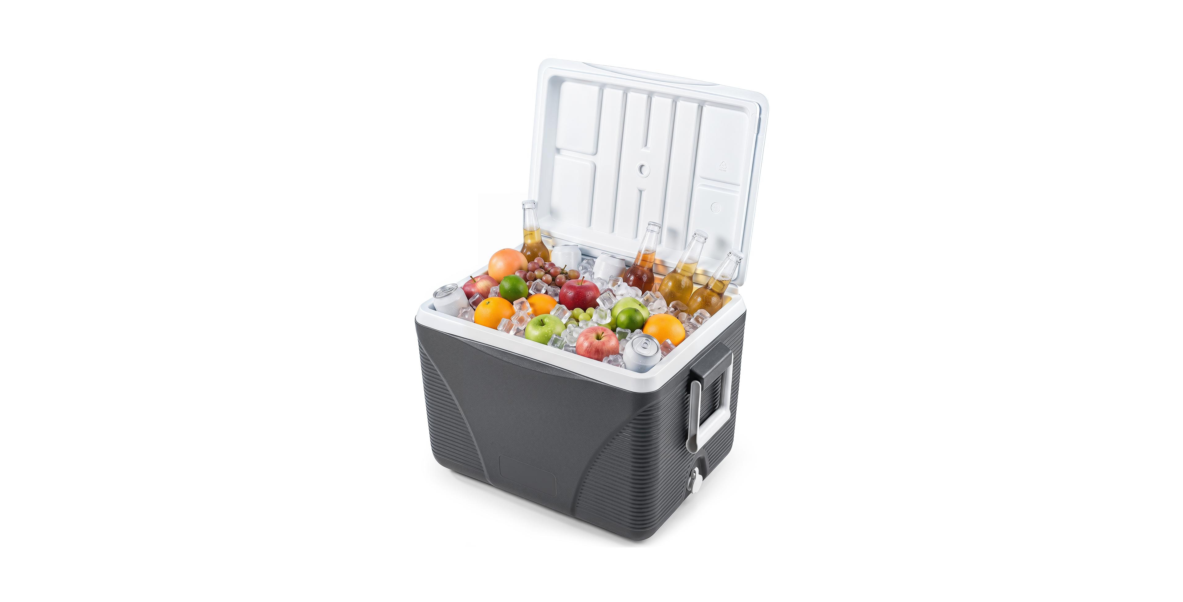 Costway 43.3 Quart Portable Hard Cooler Injection Molded Insulated Ice Chest