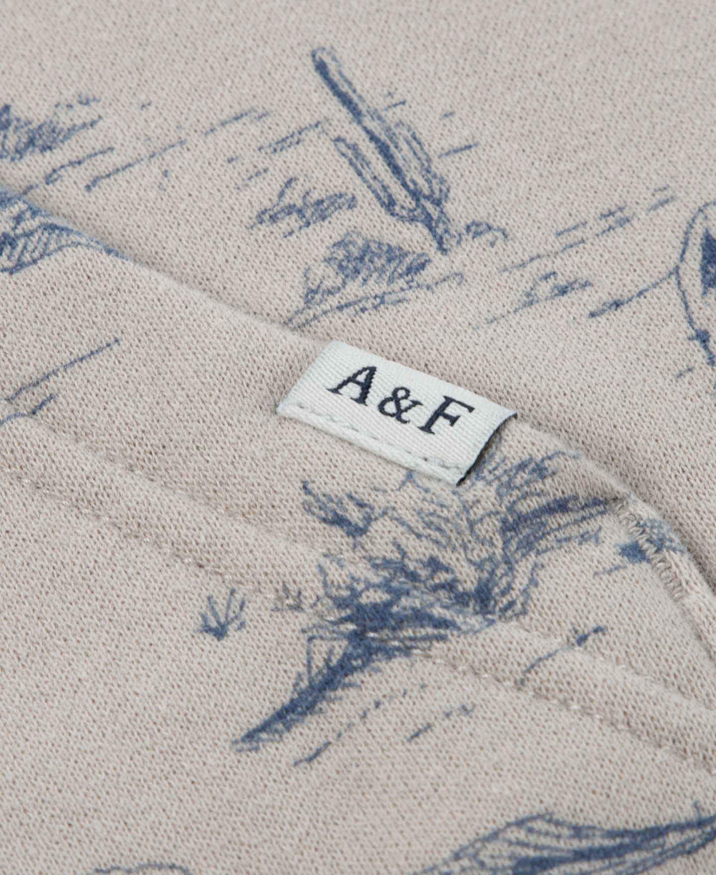 Худи abercrombie kids Giddy Up Long-Sleeve Scenic-Print Kangaroo Pocket Pullover для мальчиков, цвет: Серый — фото 3