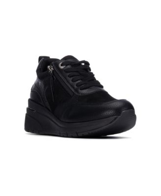 Refresh Collection Women's Wedge Padded-Insole Sneakers