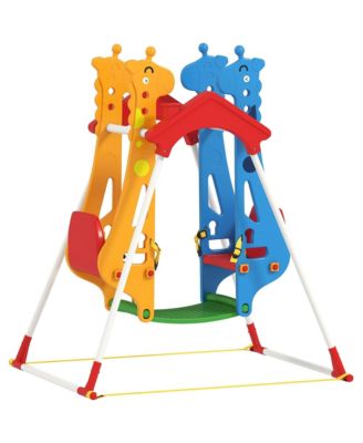 Steel Swing Set with Seat Restraint, Seats 2, Ages 3-5