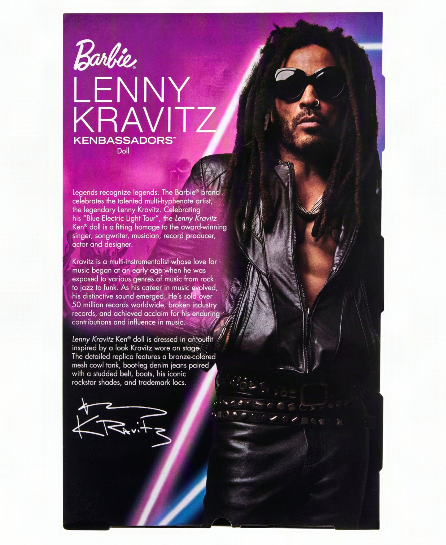 Коллекционная кукла Barbie Kenbassadors Lenny Kravitz, 13 дюймов, от 6 лет — фото 3
