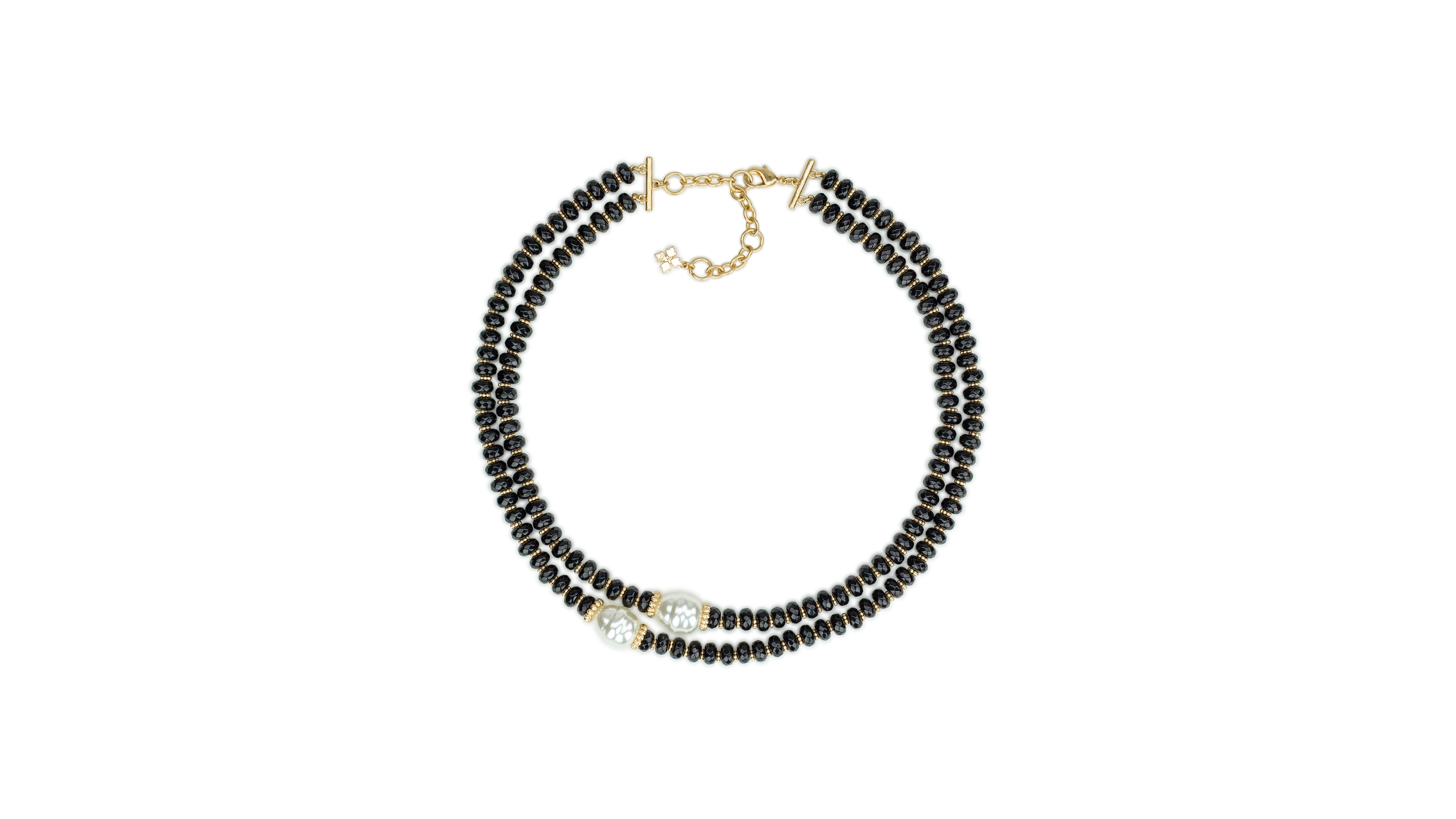 Patricia Nash Imitation Pearl Layered Double Strand Necklace
