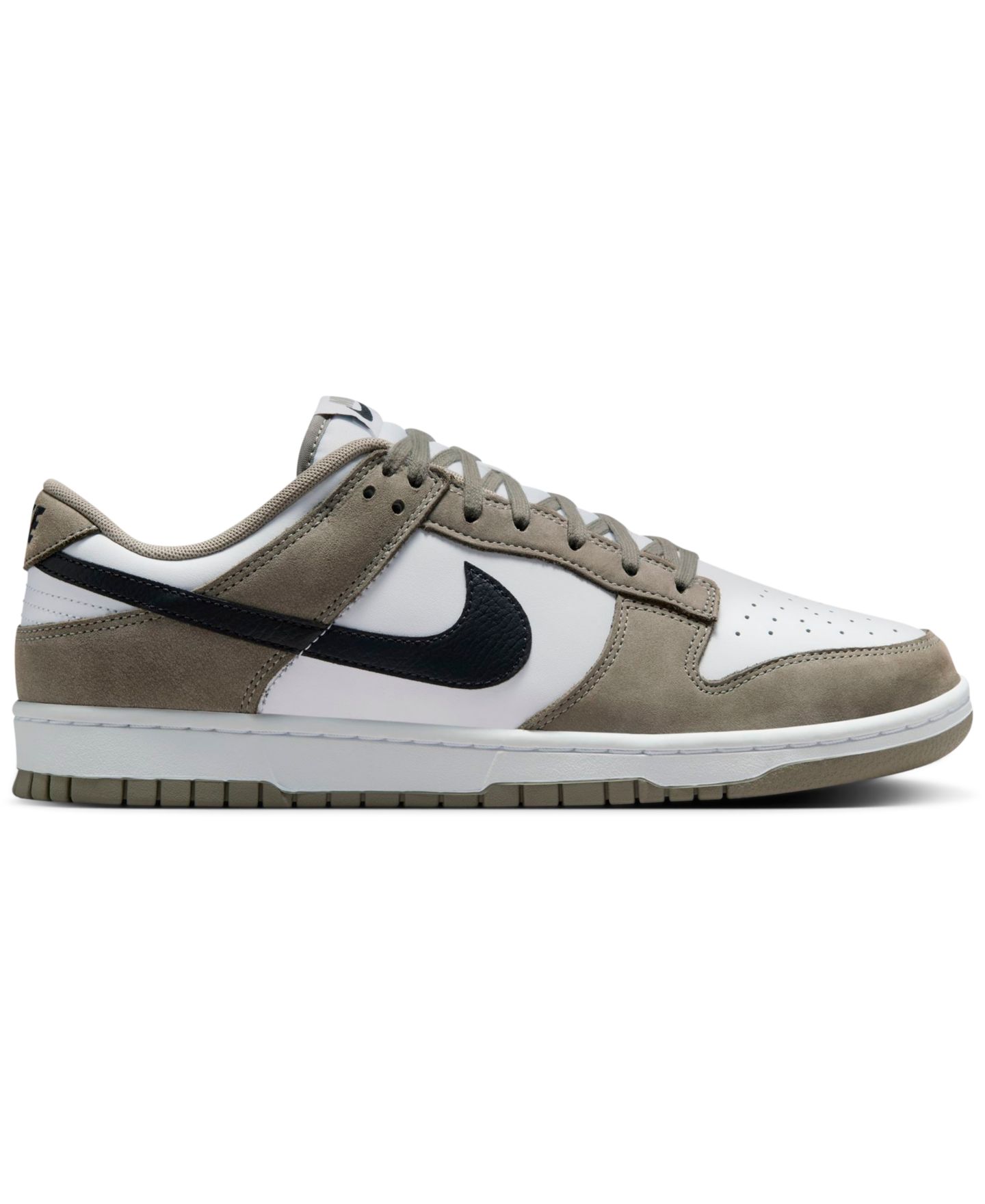 Кроссовки Nike Dunk Low Retro повседневные, цвет: Хаки / Чёрный — фото 2