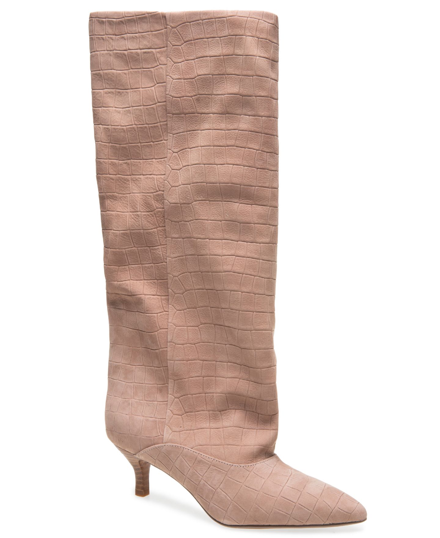 Женские ботинки Kenneth Cole New York Brisbane Kitten Heel Dress Boots, цвет: Чёрный лаковый — фото 7