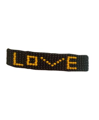 Brave Love Black and Yellow Courage Bracelet