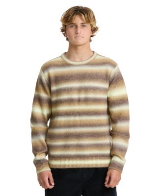 Men's Gradient Stripe Crewneck Sweater