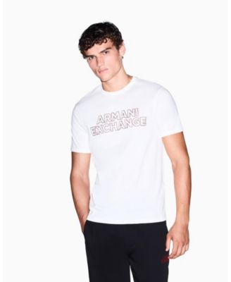 Men's Statement Logo Slim-Fit Crewneck Cotton T-Shirt