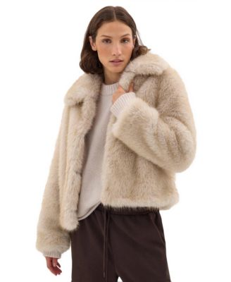 Women's Freya Faux Fur Collared Coat