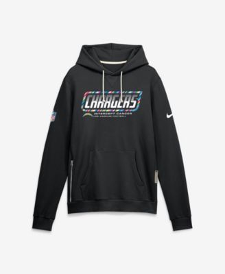 Nike - Men's Black Los Angeles Chargers 2026 NFL Cruical Catch Sideline Dri-Fit Pullover Hoodie Black