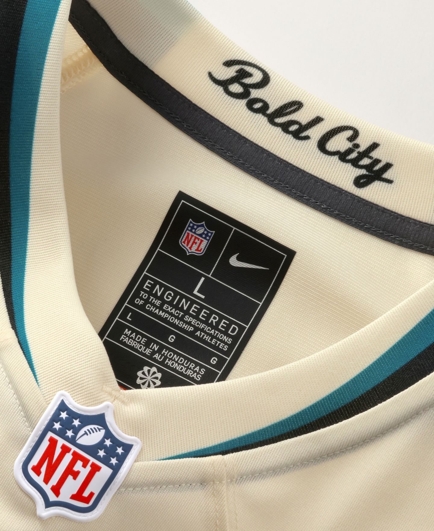 Женский топ Nike Jakobi Meyers Natural Jacksonville Jaguars 2026 Rivalries Collection Game Jersey — фото 5