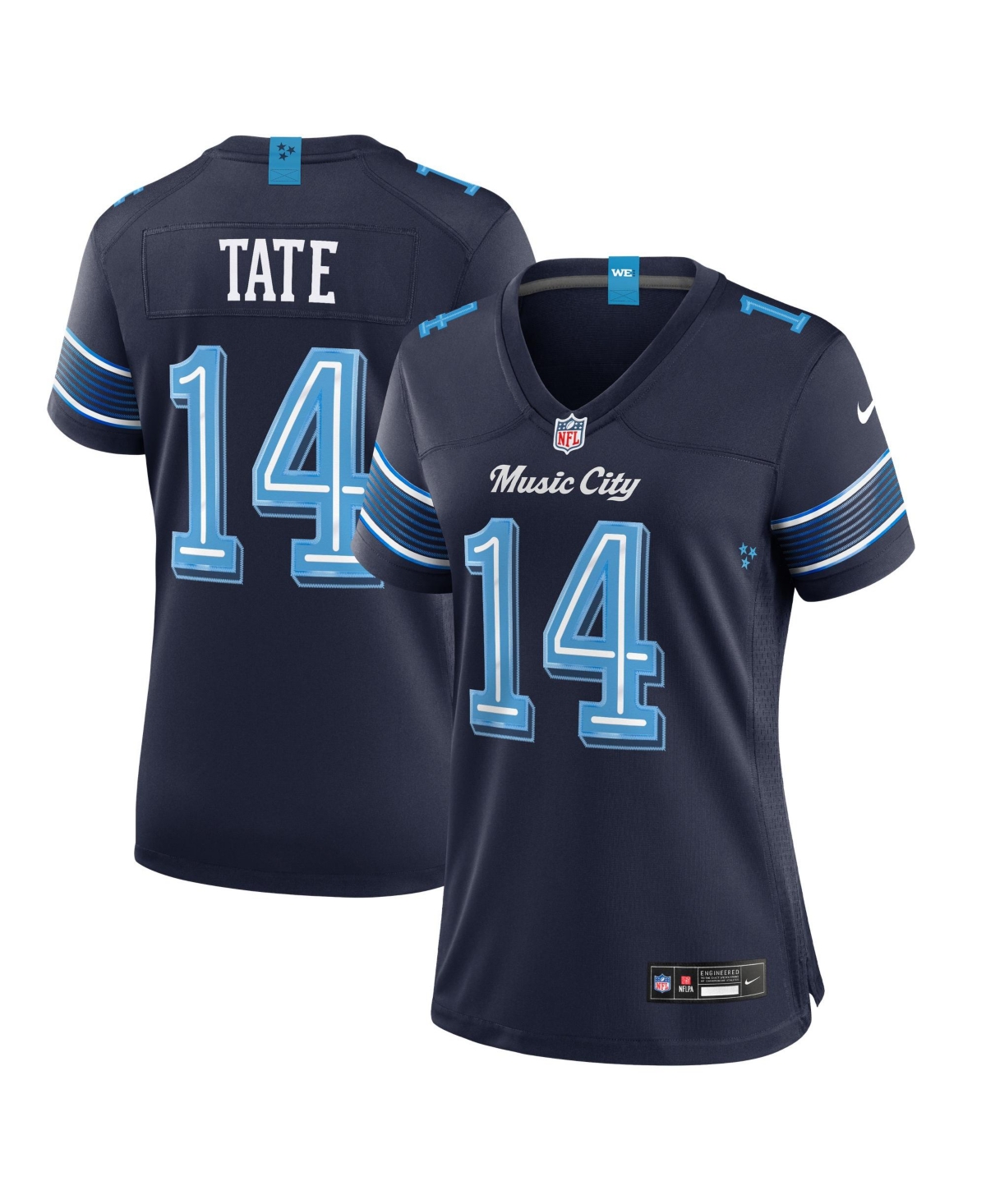 Carnell Tate Tennessee Titans Rivalries Collection Nike Women's NFL Game Jersey in Blue | 67NW0JFO9VF-RE1