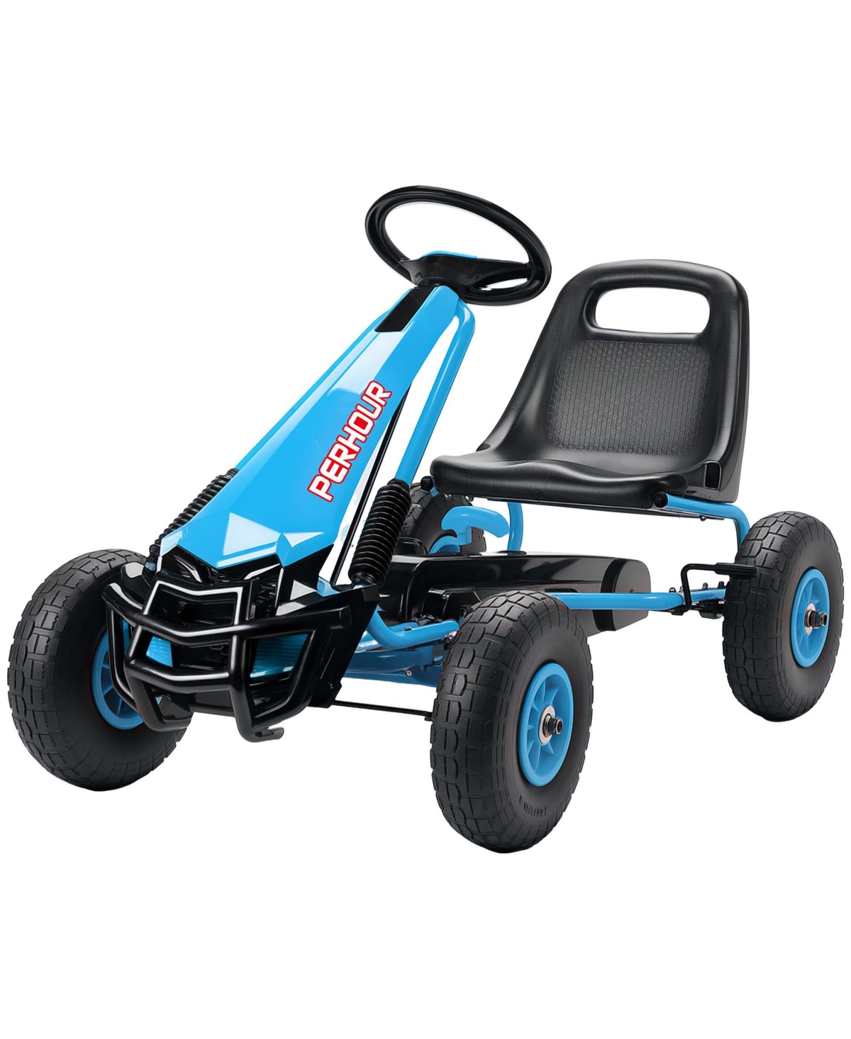 Sevorley Kids Go-Kart, Adjustable Seat for Supervised Play at Home