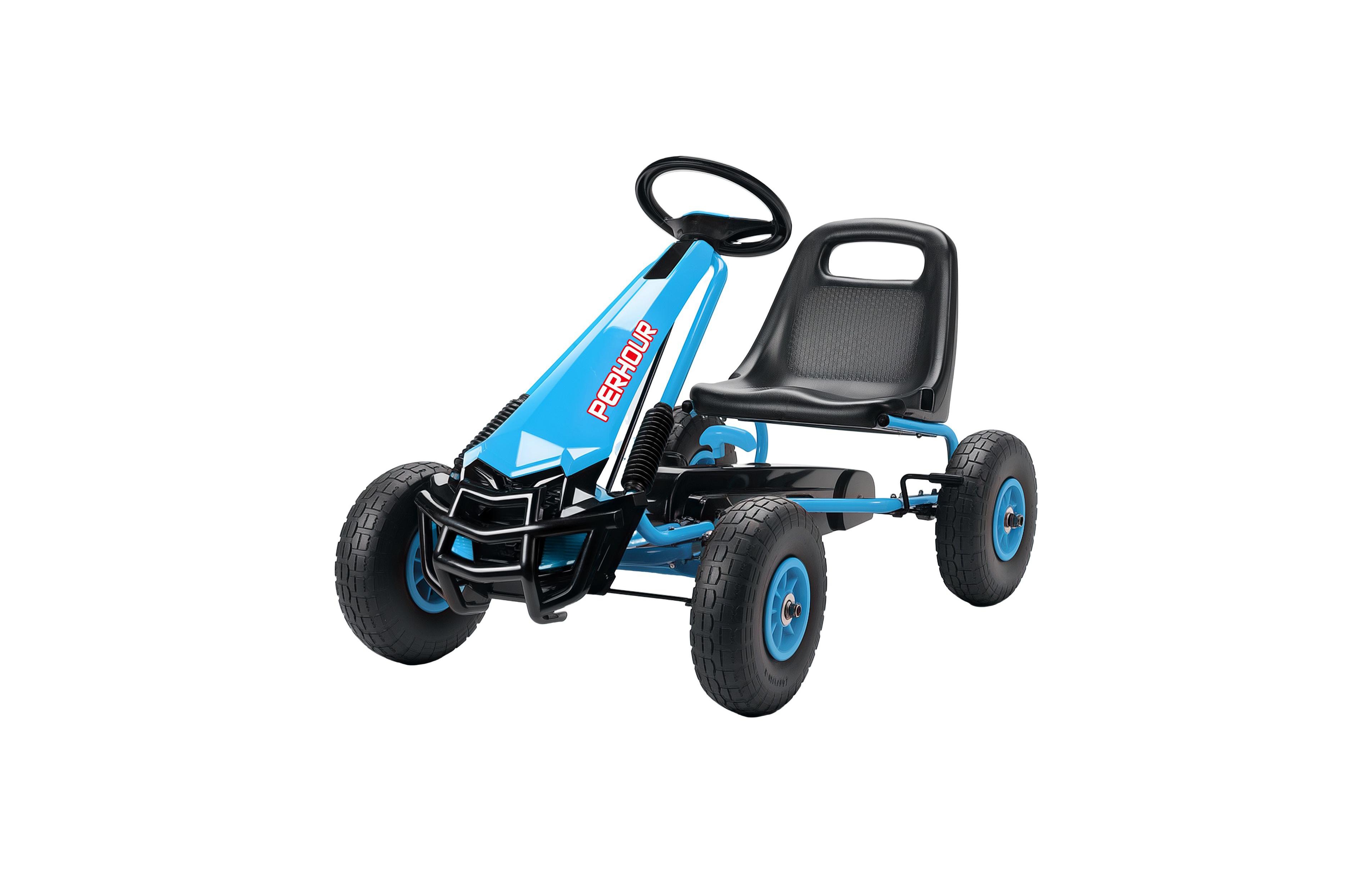 Sevorley Kids Go-Kart, Adjustable Seat for Supervised Play at Home