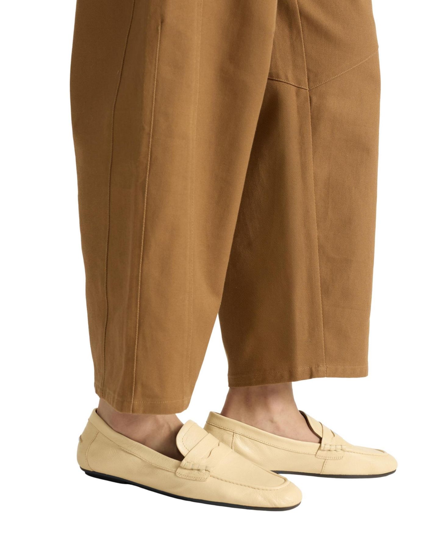 Женские брюки Albaray Cropped Barrel, цвет: Рыжевато-коричневый — фото 4