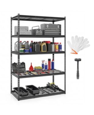 72 Inch 5-Tier Metal Adjustable 2000 lbs Capacity Wire Shelving Unit