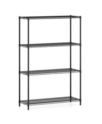 72.5 Inch 4-Tier Metal Adjustable V-Shaped Wire Shelving Unit