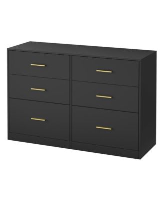 Storage Cabinet with 6 Drawers, Modern Chest for Bedroom or Living Room, TV Stand