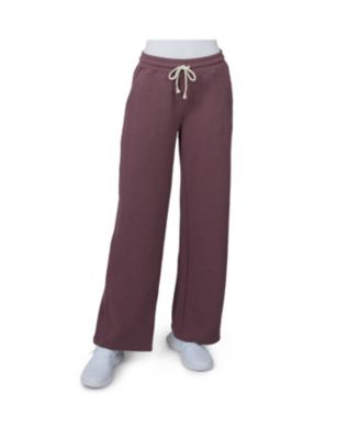 Women's Ripple Knit Wide Leg Pants