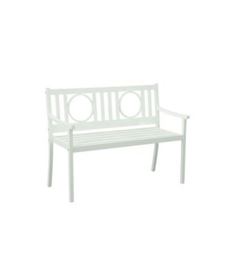 45" Metal Garden Patio Bench