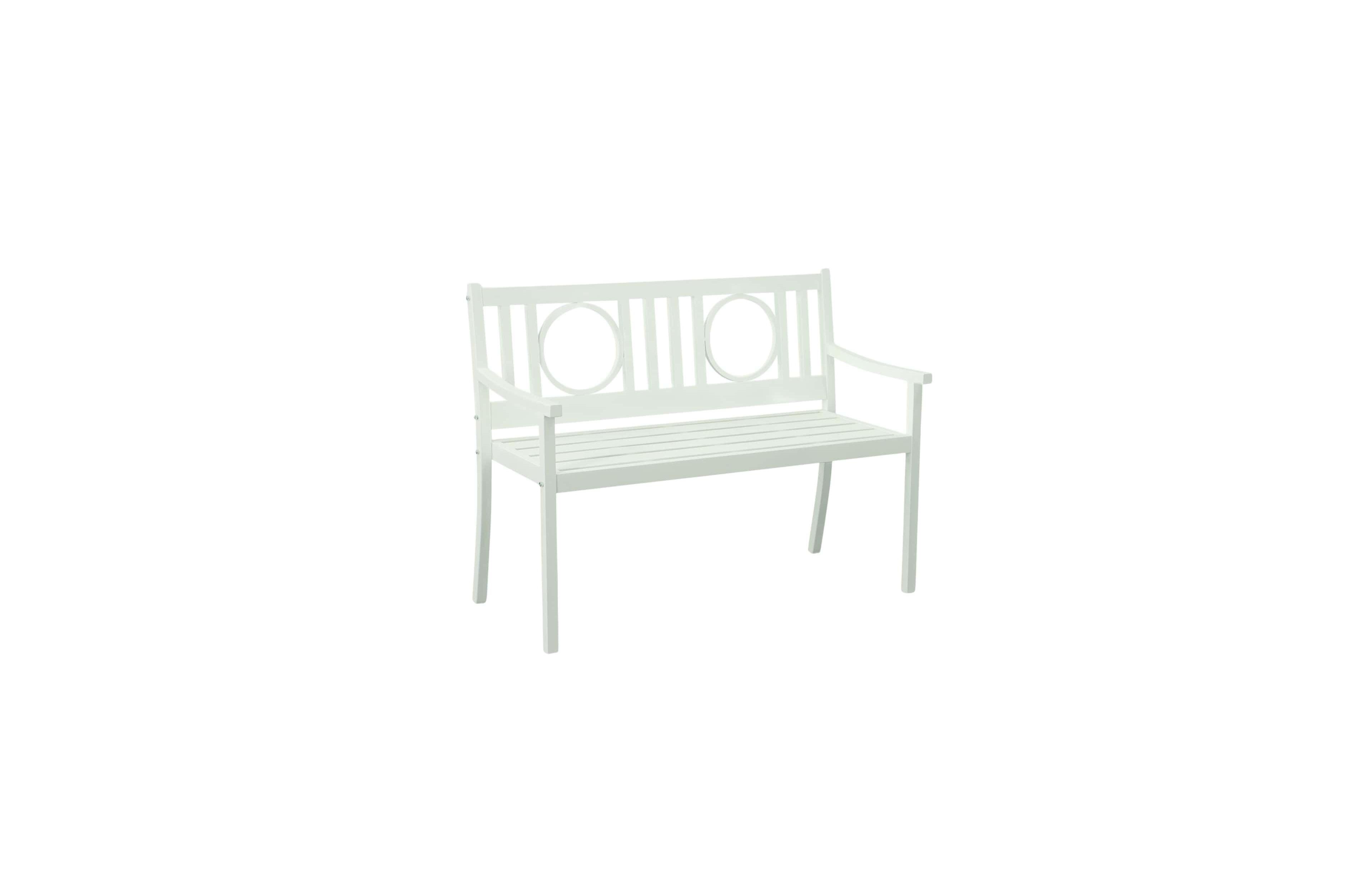 HomeRoots 45" Metal Garden Patio Bench
