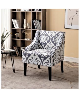 Streamdale Versatile Upholstered Accent Chair with Solid Wood Frame and Cushioned Seat