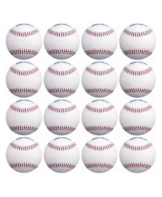 Leather Pitching Machine Baseballs 12 Pack Durable Consistent Performance