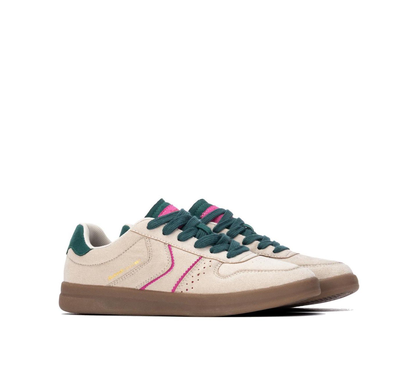 Женские кроссовки XTI Refresh Collection Casual Suede Slip-Resistant, цвет: Бежевый — фото 4