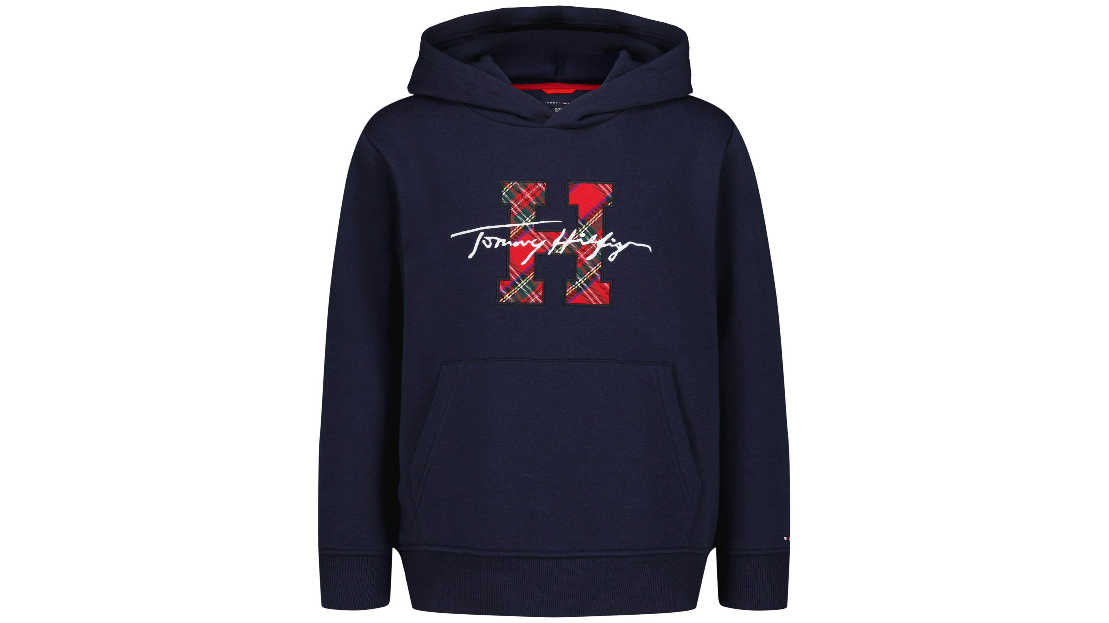 Tommy Hilfiger Boys' 8-20 Plaid Kangaroo-Pocket Hoodie, Created for Macy's