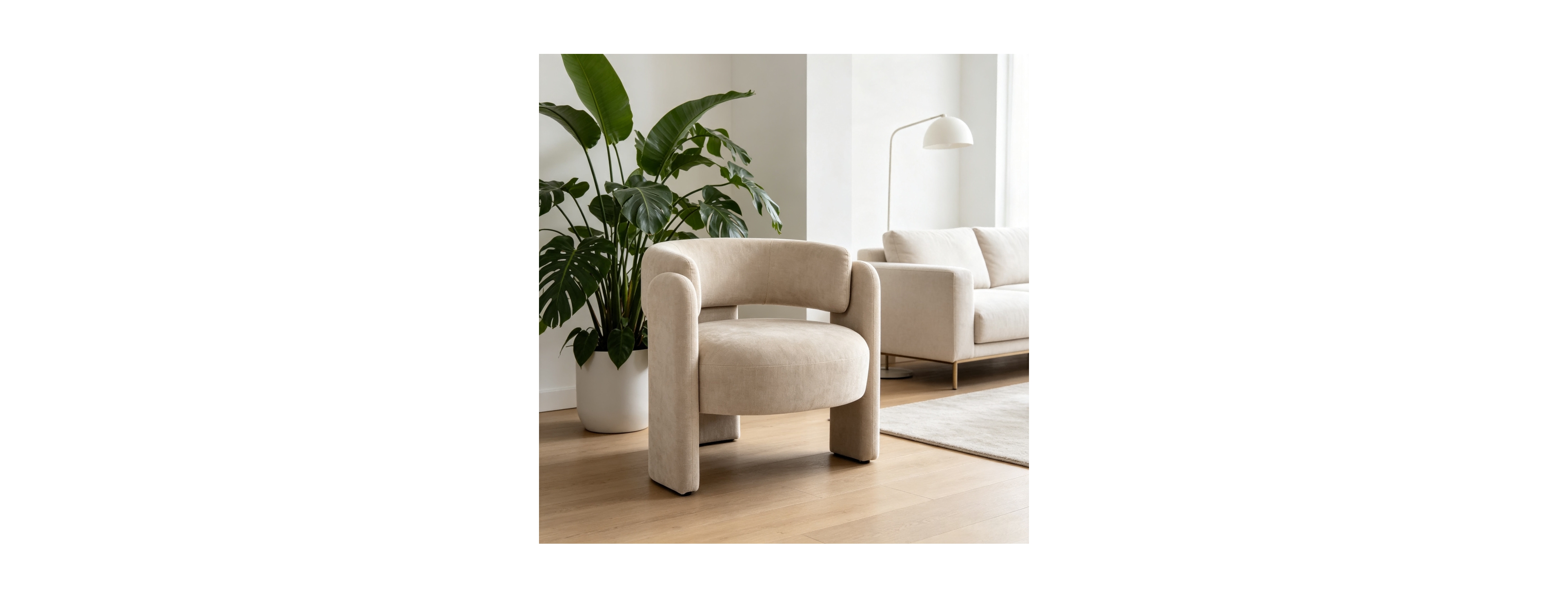 Streamdale Furniture Modern Hollow Textured Fabric Accent Chair