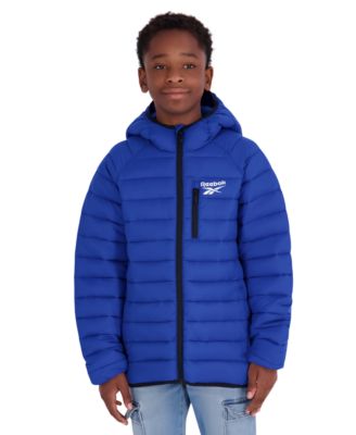 Boys' XS-XL Hooded Packable Lightweight Jacket