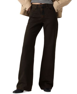 Women's Premium Mid-Rise Loose Bootcut Jeans