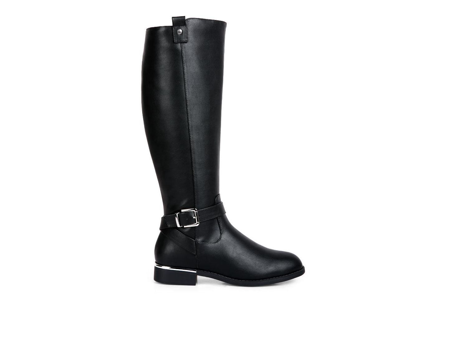 Женские ботинки London Rag Renny Buckle Strap Embellished Calf, цвет: Чёрный — фото 4