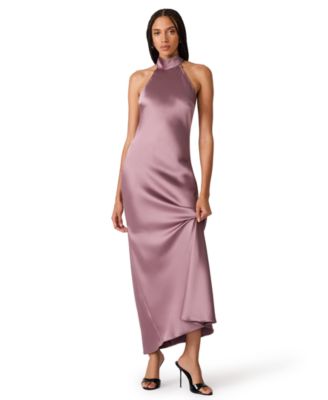 Juniors' Lara Satin Maxi Dress