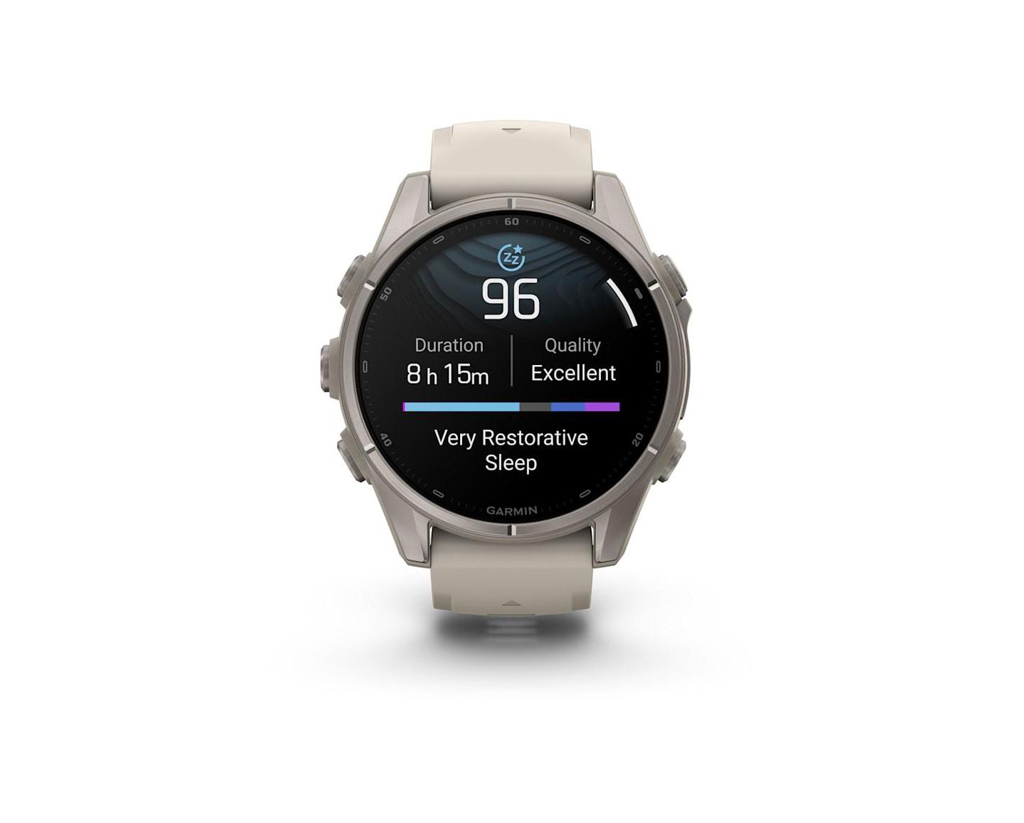Мультиспортивные GPS-смарт-часы Garmin Fenix 9, 43 мм, силиконовый ремешок Fog Gray, цвет: Туманный серый — фото 4