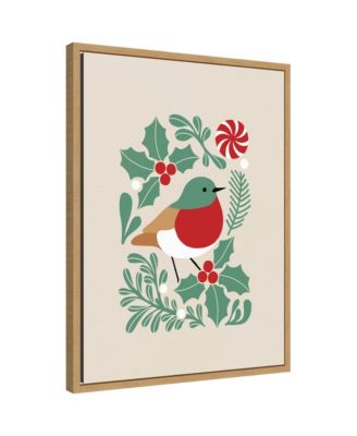 Sylvie Framed Canvas Christmas Icons Prima Set 1 by Dominique Vari