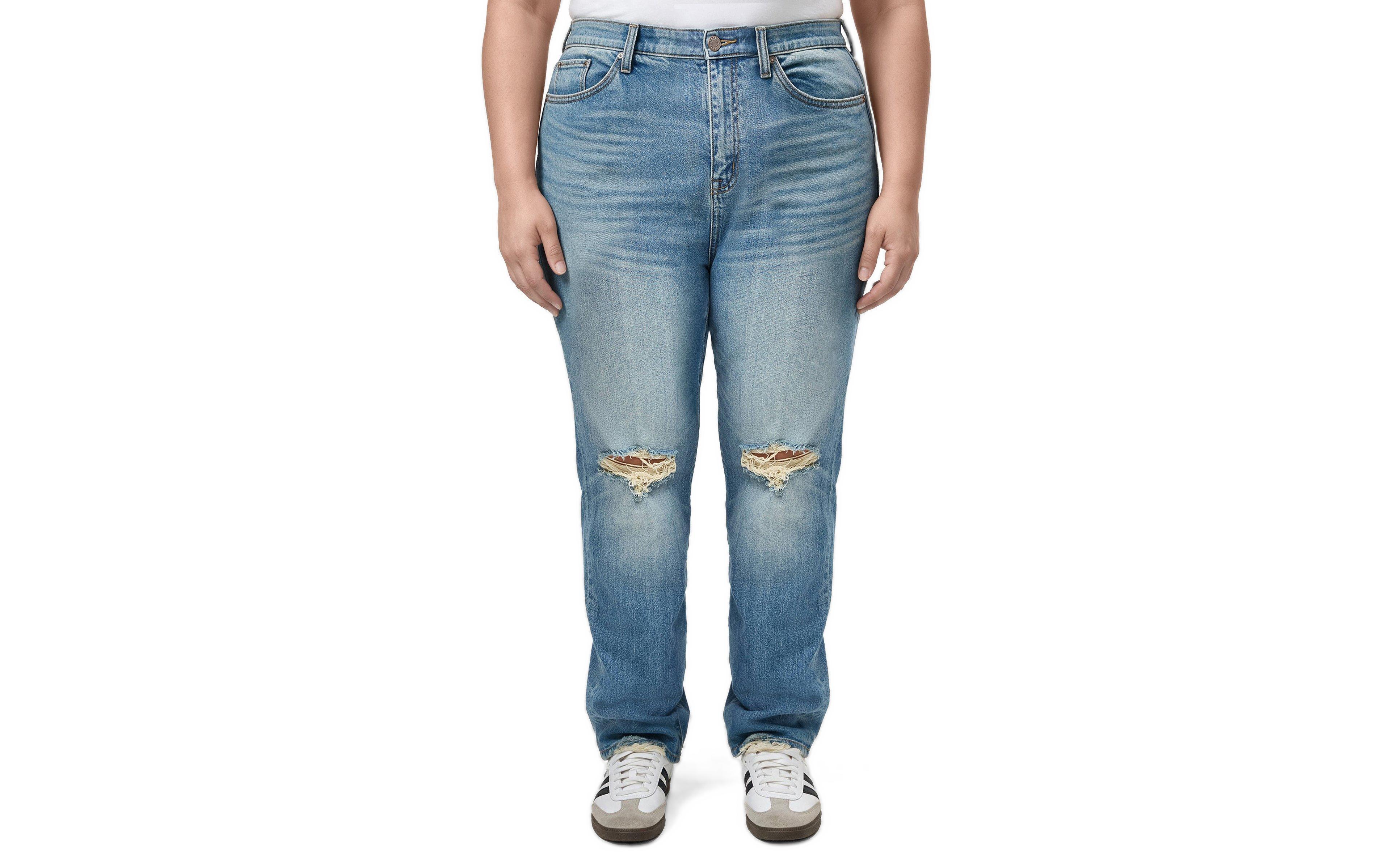 Torrid Plus High-Rise Straight-Leg Jeans