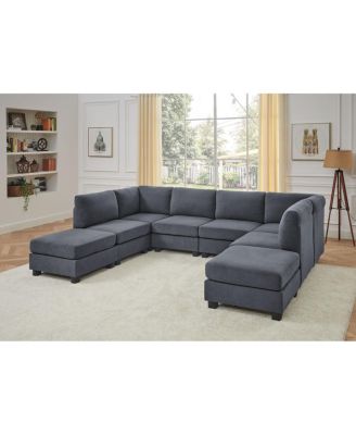 Polyester Upholstered Modular Sectional