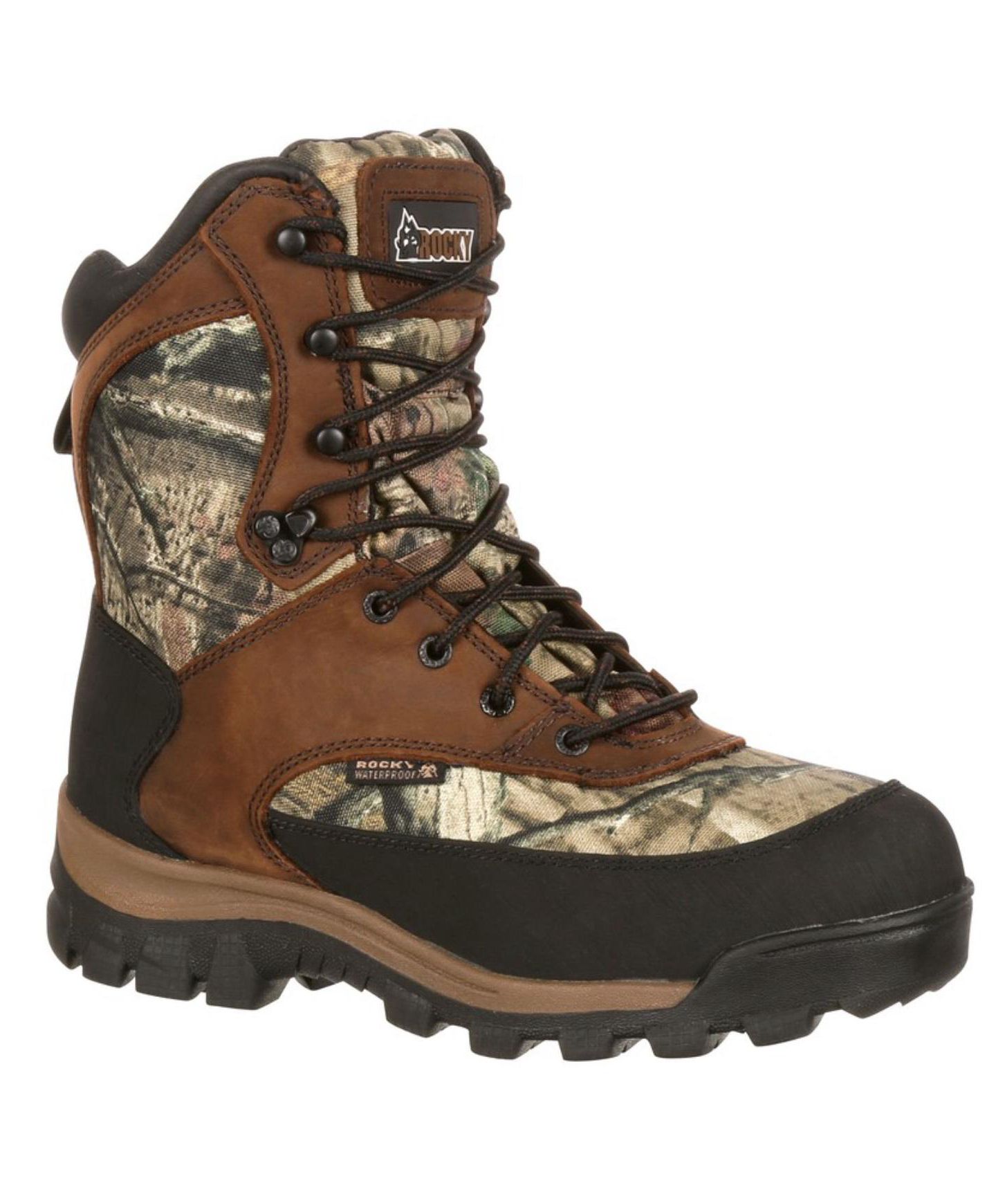 Мужские ботинки ROCKY Core Waterproof 800G Insulated Outdoor Boot, цвет: Коричневый — фото 9