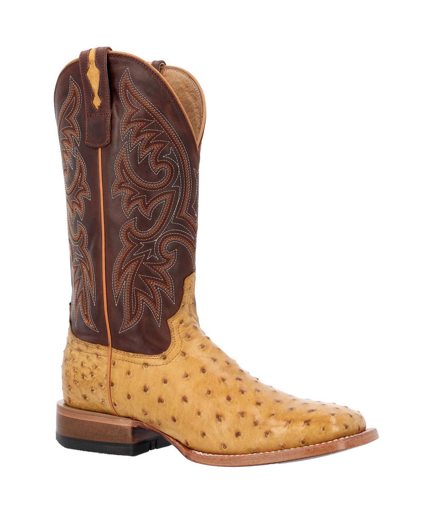 Мужские ботинки Durango Premium Exotics Full-Quill Ostrich Western Boot — фото 16
